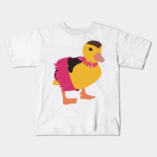 Hula duck Kids T-Shirt